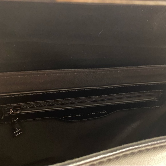 Badgley Mischka Gunmetal Black Studded Crossbody - Picture 6 of 13